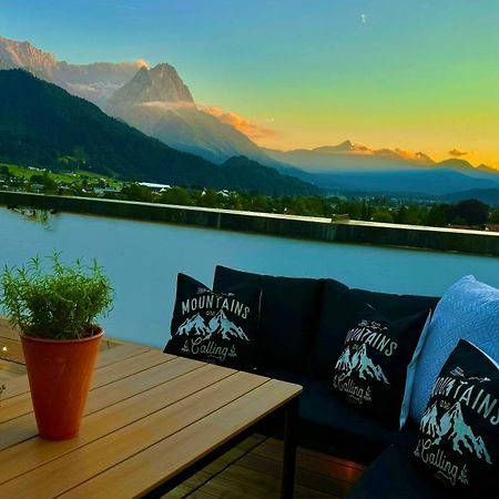 加爾米施-帕滕基興Dachterrasse Panorama-Glueck II公寓 外观 照片
